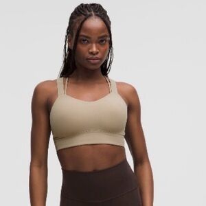 Lululemon Like a Cloud Longline Bra *Light Support, D/DD Cup Nude